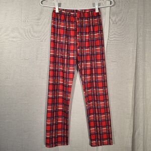 Amazon Red Plaid Tartan Pajama Trouser Pants Christmas Winter Cozy Sleepwear